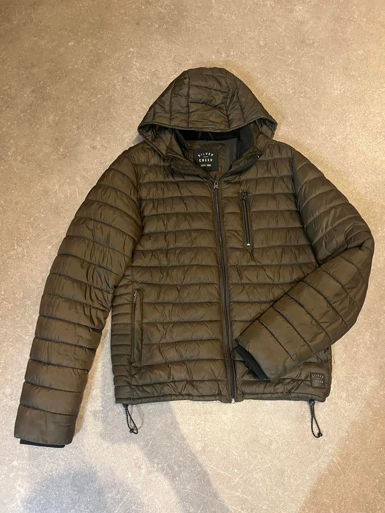 Winterjas Silver Creek maat L, Ophalen of Verzenden, Gedragen, Maat 52/54 (L), Groen