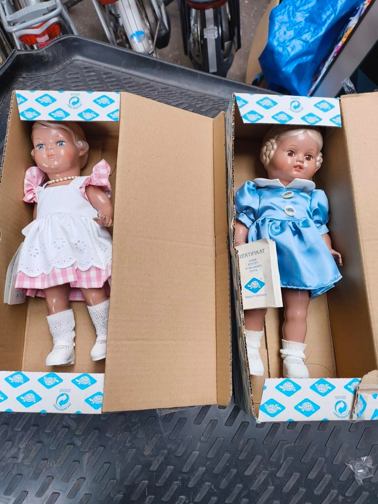 2 originele Schildkrot poppen schildpad poppen, Ophalen of Verzenden, Nieuw, Pop