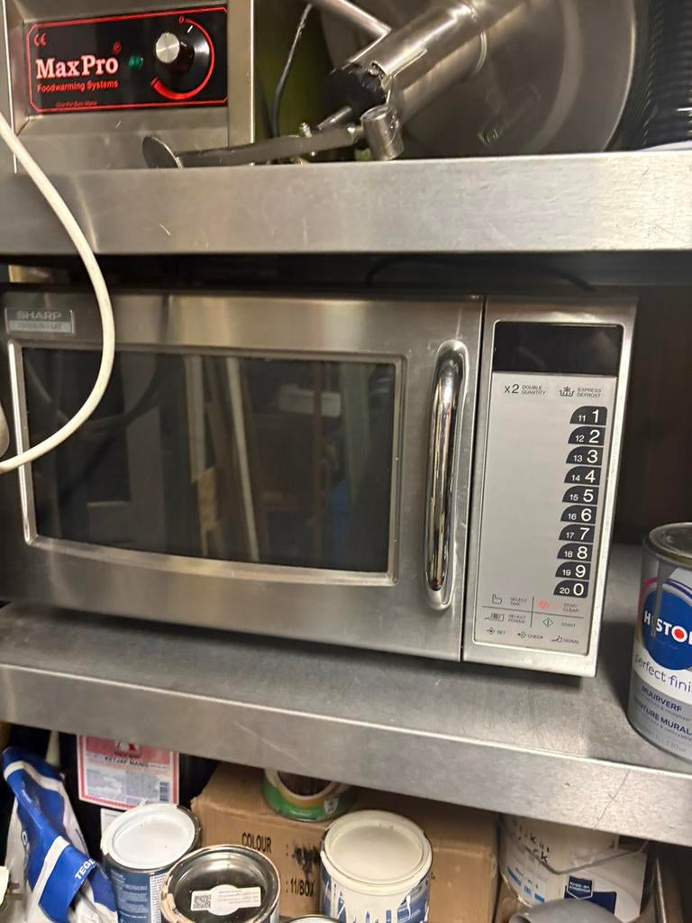 harp R-15AT Professionele Horeca Magnetron – 1000W – RVS, Ophalen of Verzenden