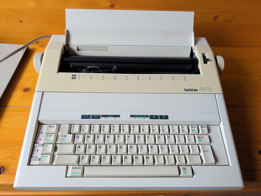 Brother AX-15 electric typewriter, Ophalen of Verzenden