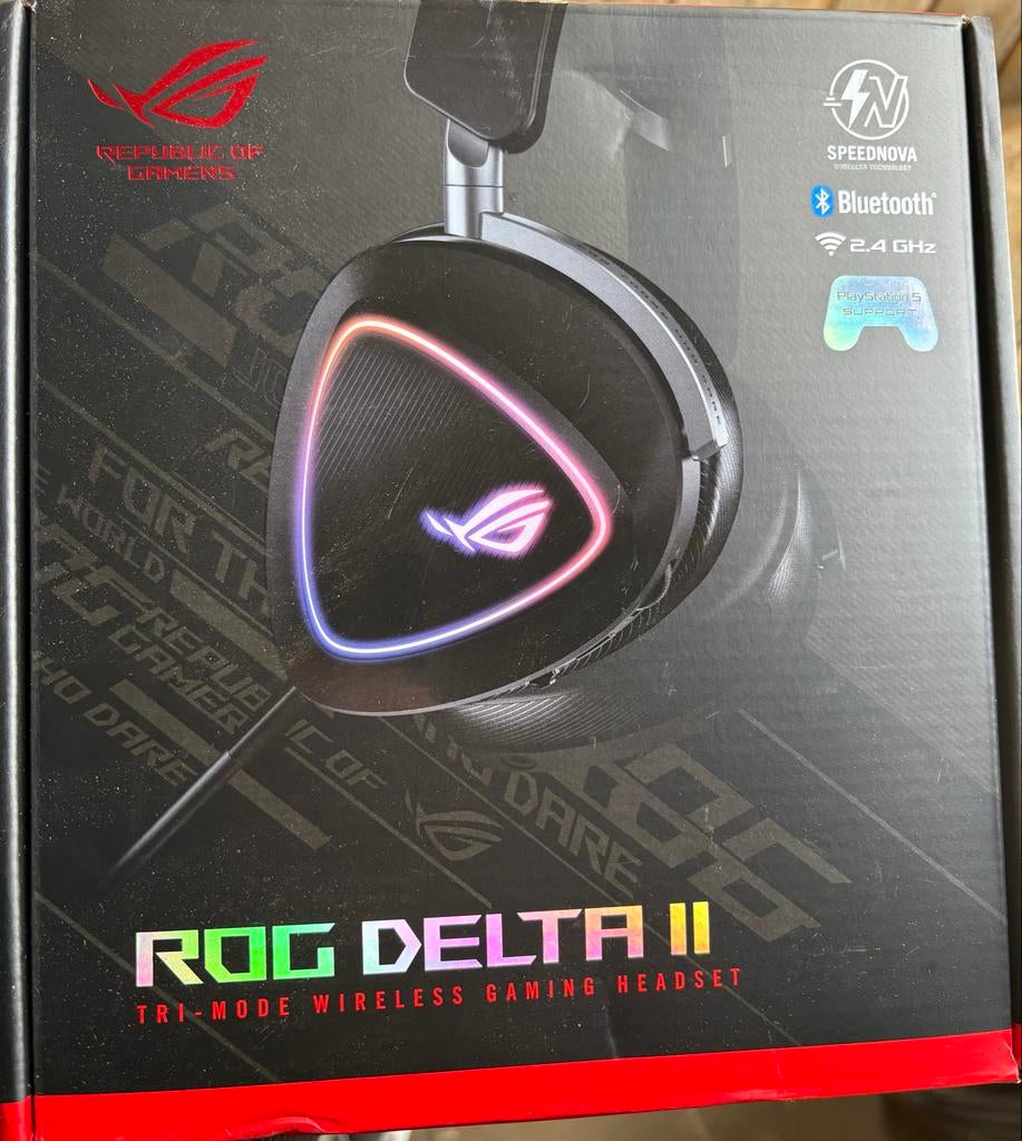 Asus ROG Delta II Gaming Headset, Overige merken, Nieuw, Ophalen of Verzenden, Over oor (circumaural)