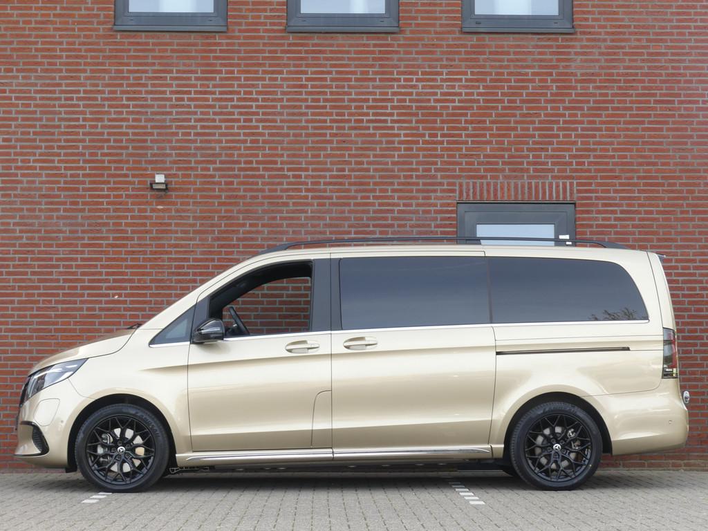Mercedes-Benz EQV 300 L2 90kWh Dubbel Cabine Led/Leer/360 ca, Auto's, Gebruikt, Overige kleuren, Adaptive Cruise Control, 204 pk