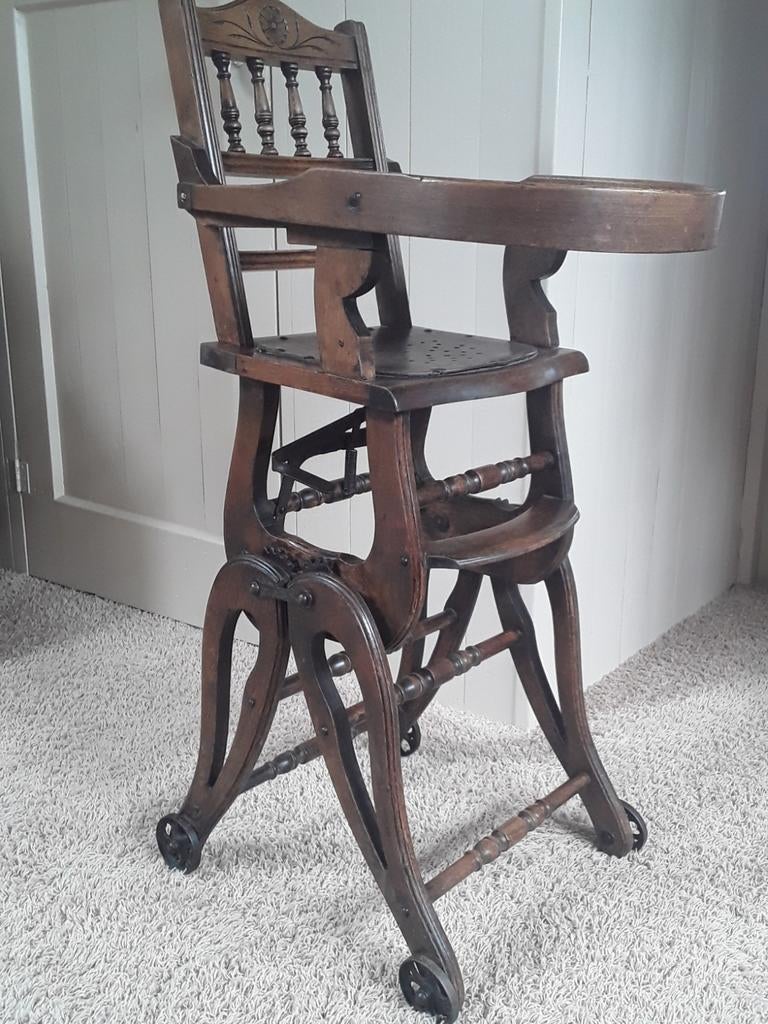 Antieke kinderstoel, Ophalen