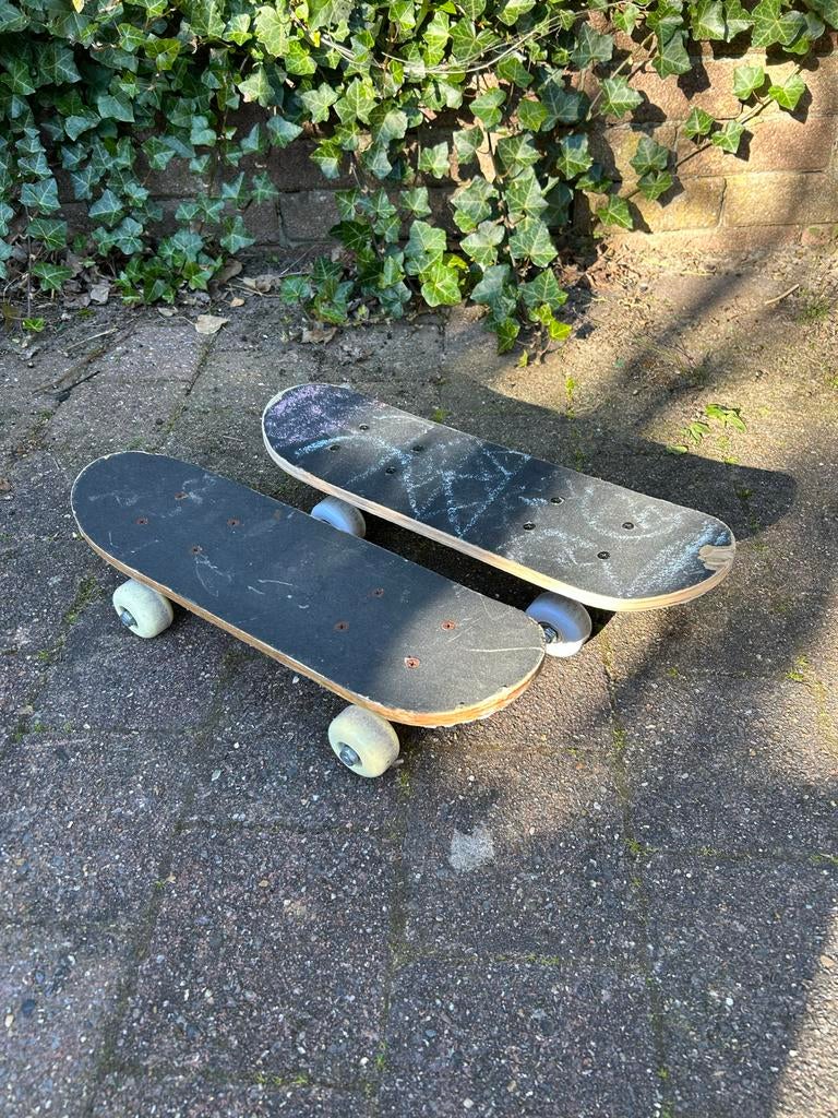 2x Kleine Skateboards voor Kinderen - Gebruikt, Sport en Fitness, Skateboarden, Ophalen of Verzenden, Gebruikt, Skateboard