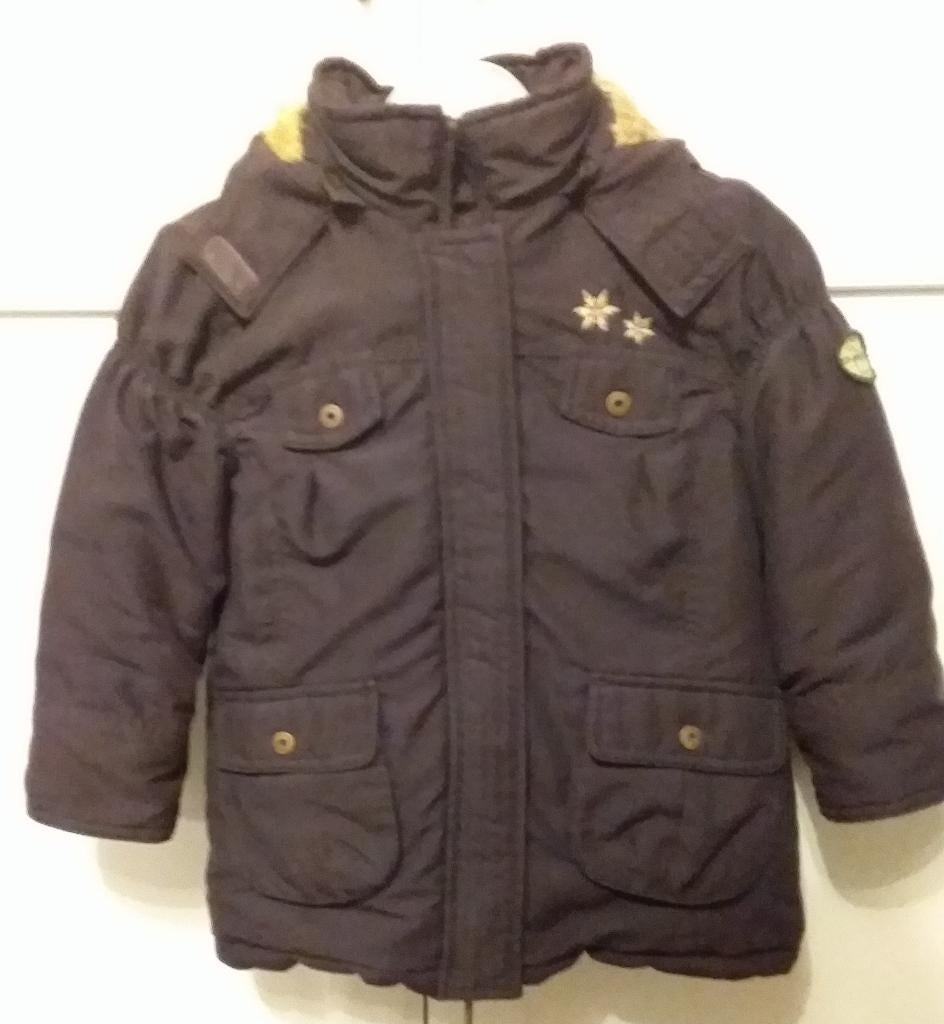 Outdoor paarse winterjas - maat 104 (3-4 jaar), Ophalen, Outdoor, Jongen of Meisje, Zo goed als nieuw