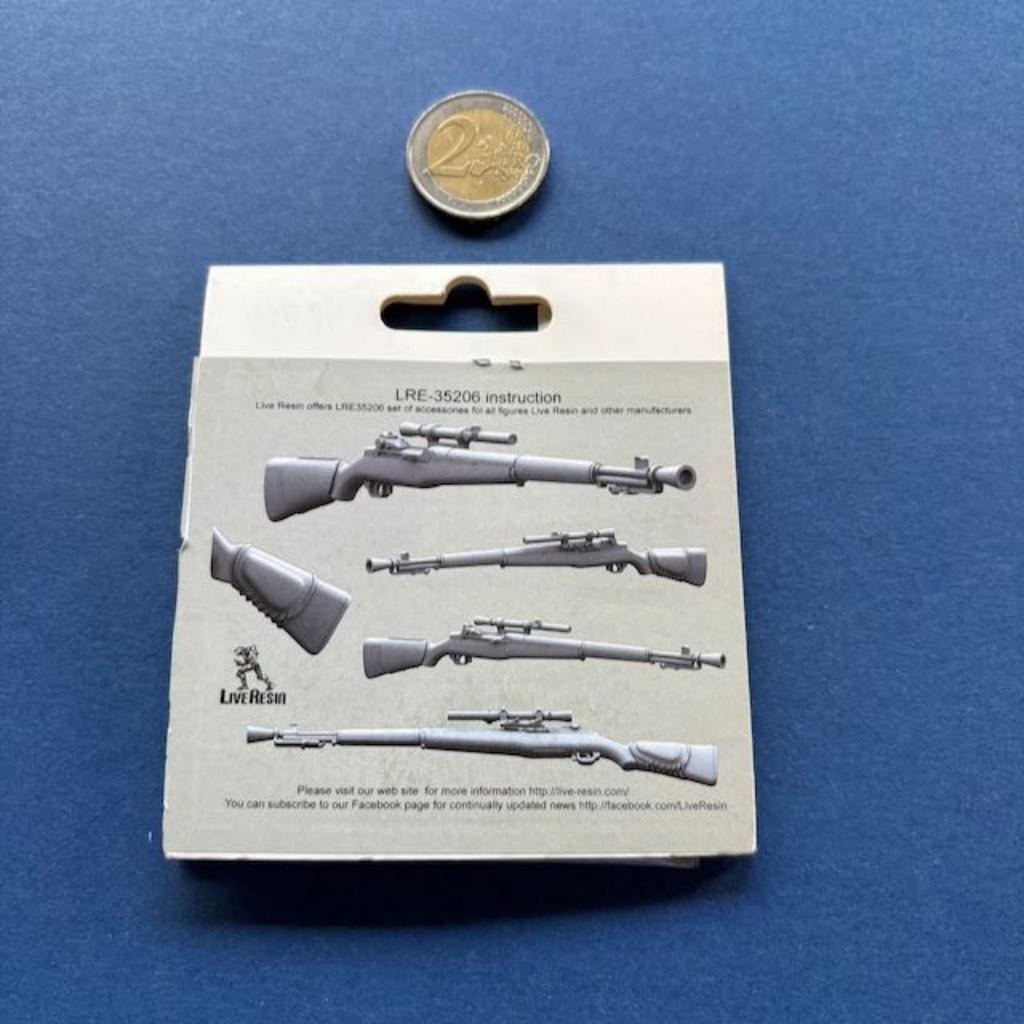 LiveResin LRE35206 M1C Garand sniper Rifle w/ M82 Scope 1/35, Verzenden, Nieuw, 1:35 tot 1:50