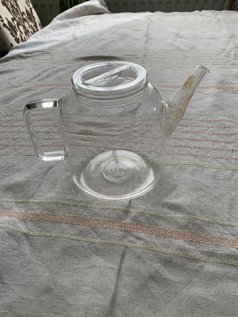 Gusta Fika - Theepot - 1,5L - Glas - 22x15x18cm, Huis en Inrichting, Keuken | Potten en Pannen, Gebruikt, Overige typen, Glas