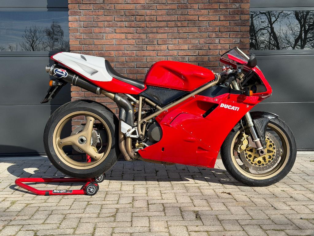 Ducati 916 SPS #1006 I 1998 I 14.700km I ZELDZAAM, 2 cilinders, Sportuitlaat, Occasion, Bedrijf