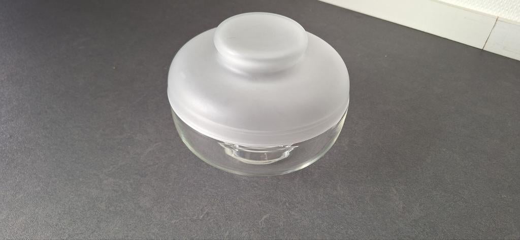 Koektrommel Leerdam glas 1960 Floris Meydam, Ophalen of Verzenden