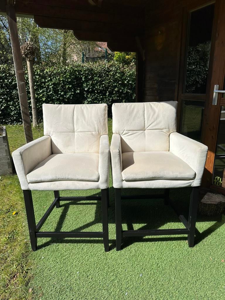 2  ZGAN barstoelen, Ophalen, 60 tot 90 cm, Zo goed als nieuw, Hout