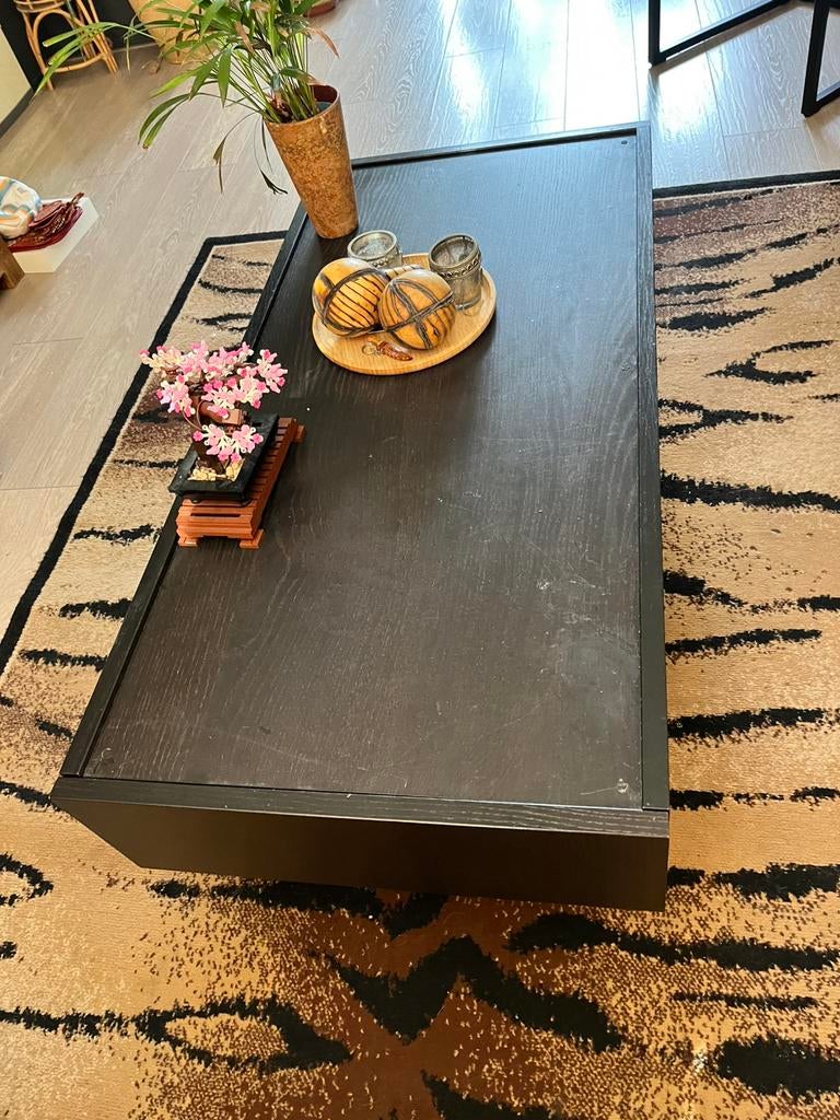 Salontafel met 2 grote lades 40x60x120cm, Ophalen, Gebruikt, 100 tot 150 cm, 50 tot 100 cm