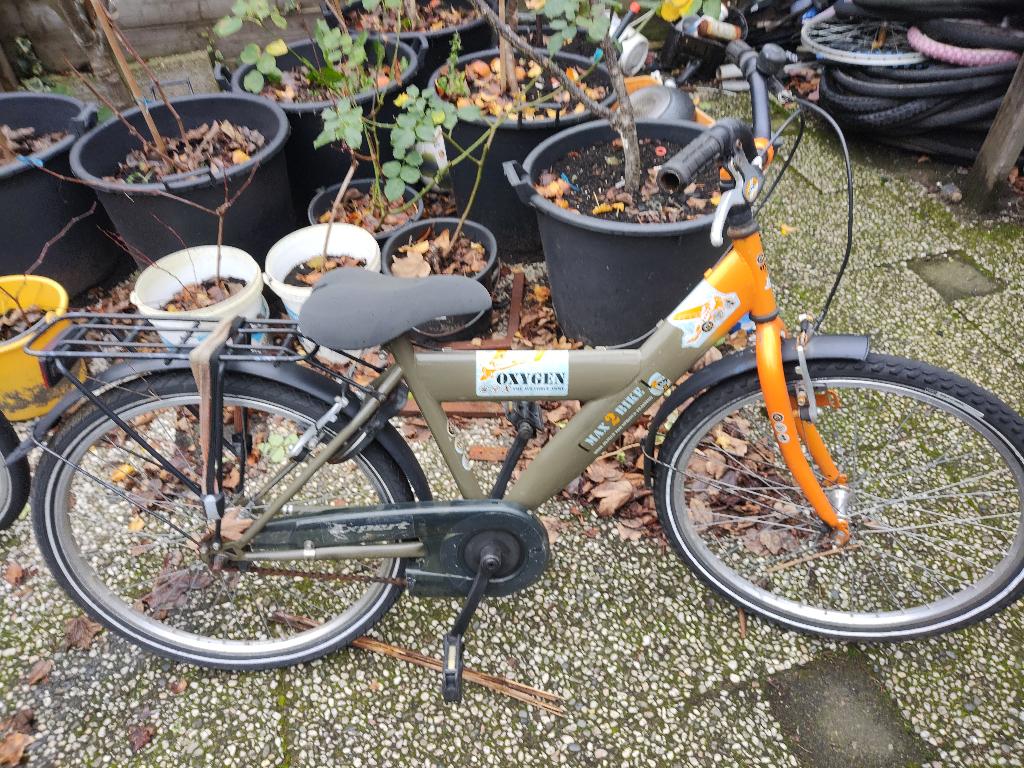 24 inch MAX 2 BIKE kinder fiets, Ophalen, Gebruikt, 24 inch, Handrem