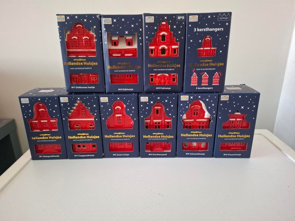 Set postcode loterij huisjes, Diversen, Kerst, Nieuw, Ophalen of Verzenden
