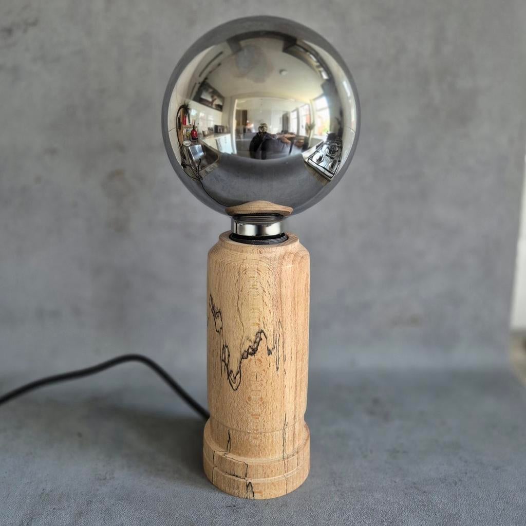 Tafellamp, Ophalen, Hout, Minder dan 50 cm