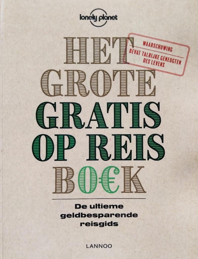 Lonely Planet - Het grote gratis op reis boek, Lonely Planet, Budget, Europa, Nieuw