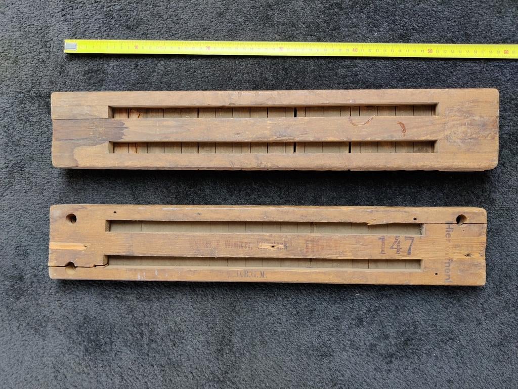 Originele antieke sigarenmallen - set van 2, Antiek en Kunst, Antiek | Overige Antiek, Ophalen of Verzenden