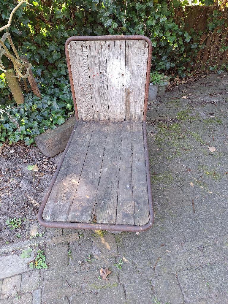 Platte kar, 100 liter of meer, Ophalen, Gebruikt, Transportkar