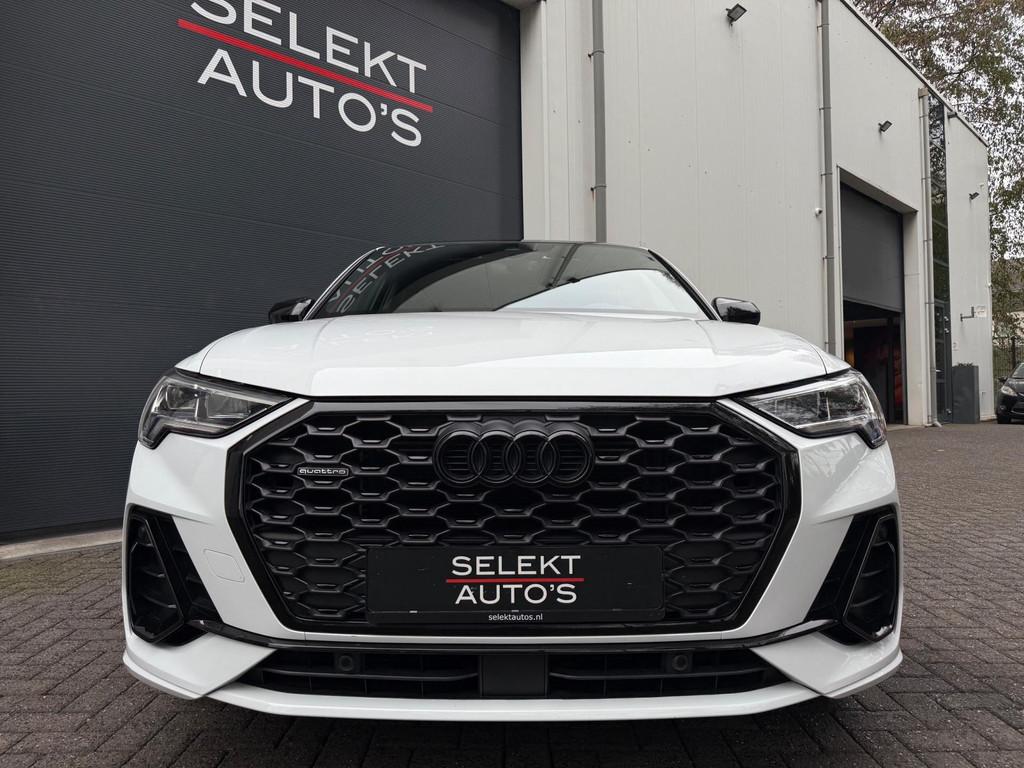 Audi Q3 Sportback 35 TFSI 3x S-Line Pano/Virtual/Leder/Cruis, 15 km/l, Zwart, 4 cilinders, 150 pk