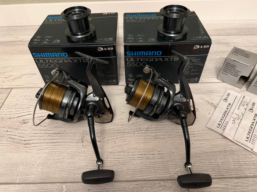2 x Shimano Ultegra 5500 XT-B incl res spoelen NIEUWSTAAT!, Ophalen of Verzenden, Zo goed als nieuw, Molen