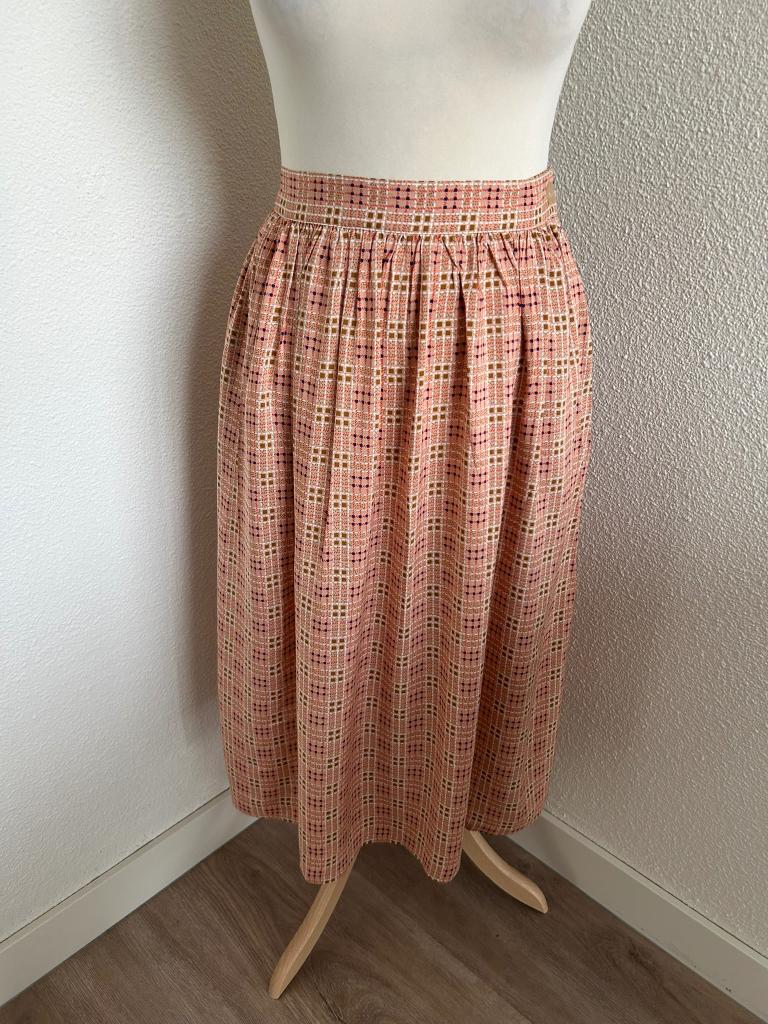 King Louie maat 38 NIEUW Layla skirt 1980, Maat 38/40 (M), Nieuw, Oranje, Ophalen of Verzenden