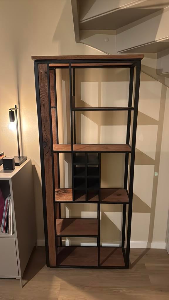 Henders & Hazel roomdivider Oxford choco brown, Ophalen, Zo goed als nieuw