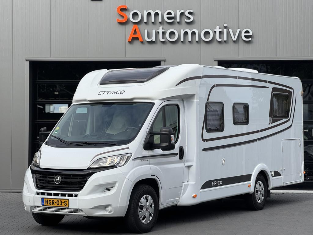 Etrusco T7400 QB | Queensbed Elektr. | Zonnepanelen | Dakair, 7 tot 8 meter, Bedrijf, Somers Automotive, Etrusco