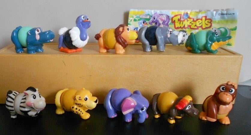 Kindersurprise Ferrero : Twizzels = Kogeldieren + BPZ '98, Ophalen of Verzenden, Zo goed als nieuw, Overige typen