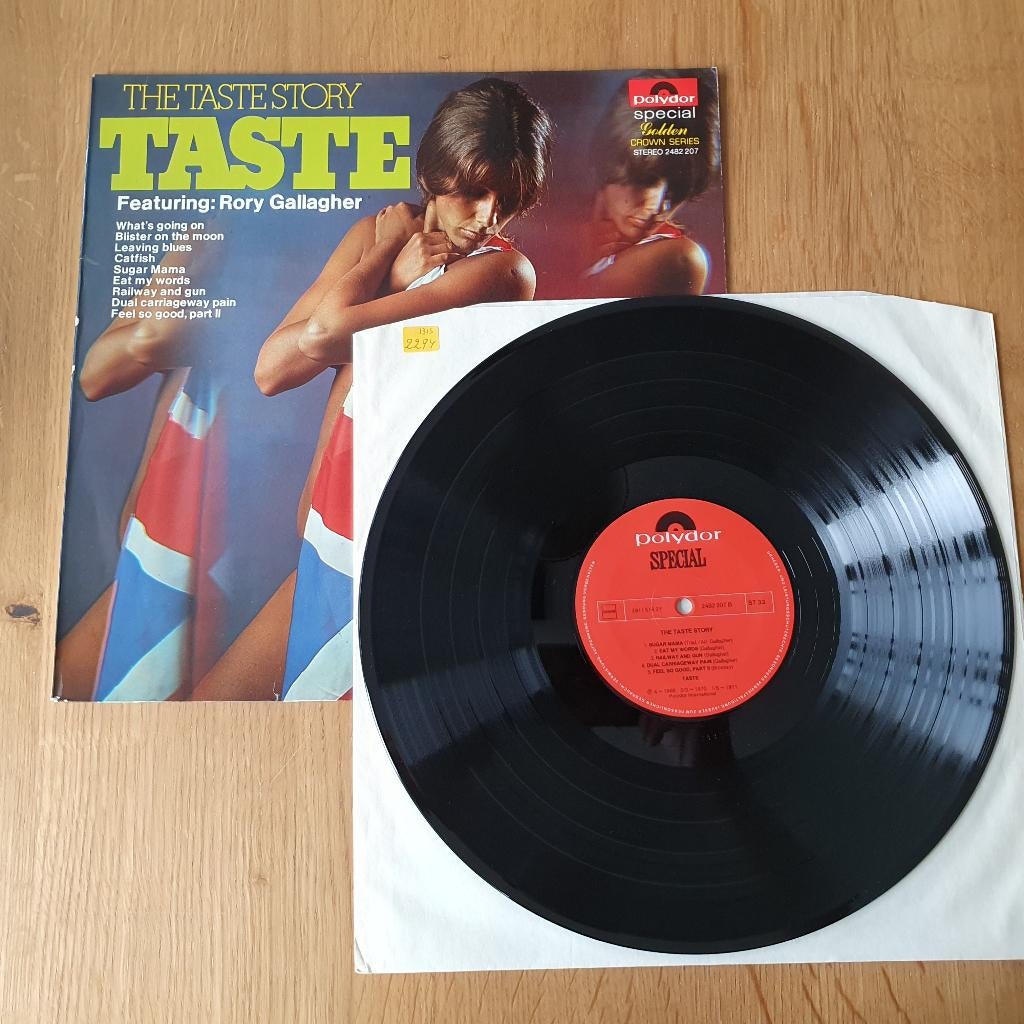 Taste Featuring Rory Gallagher – The Taste Story (BE 80's), Ophalen of Verzenden, Gebruikt, 12 inch, Poprock