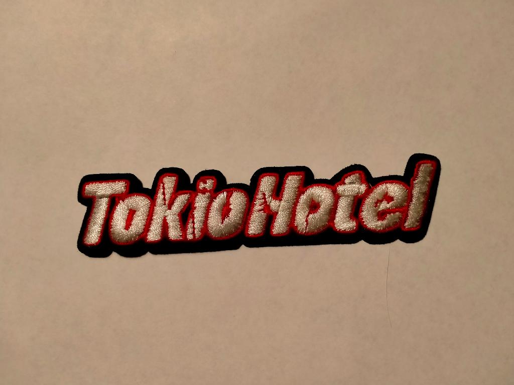 Tokio Hotel muziek rock band patch kleding embleem logo, Verzamelen, Ophalen of Verzenden, Nieuw, Kleding