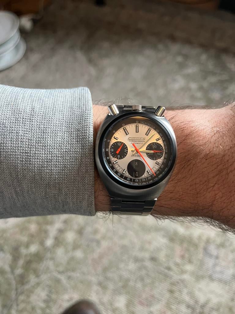 Citizen bullhead, Ophalen of Verzenden, Zo goed als nieuw, Staal, Citizen