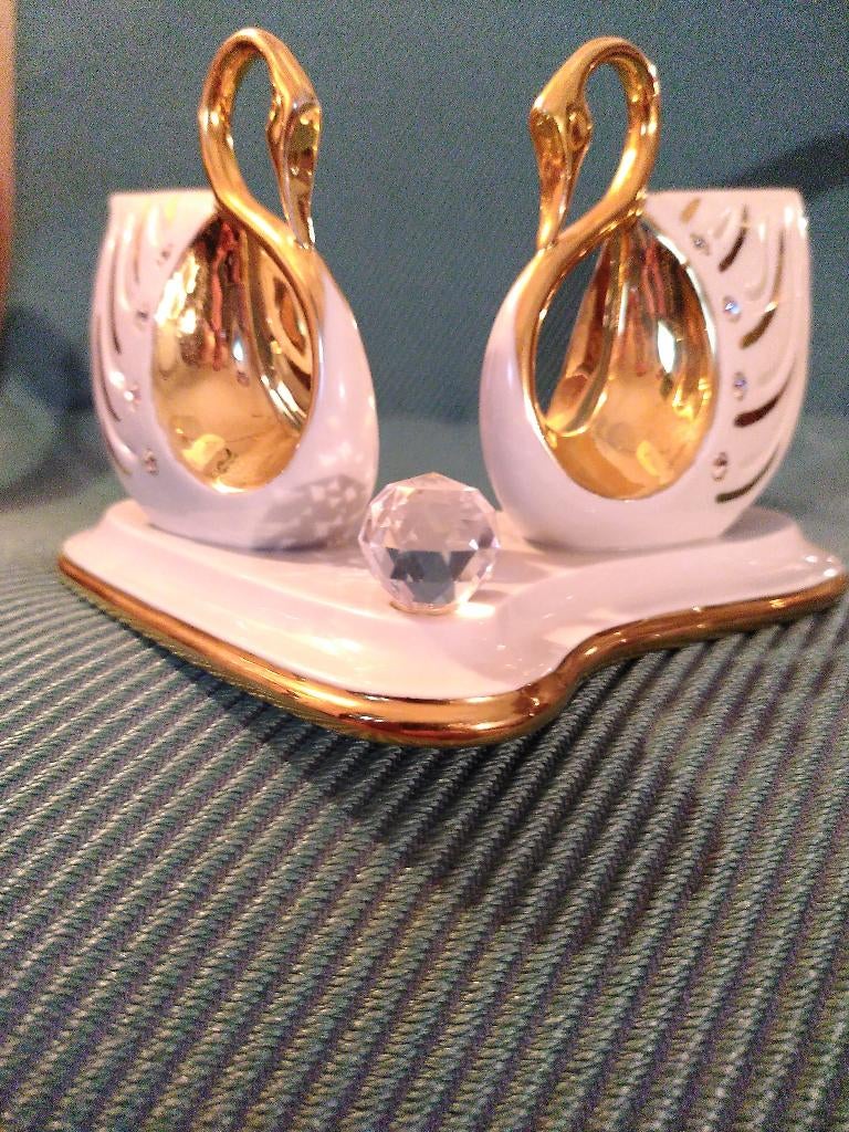 RG Limoges Capodimonte Swarovski beeldje, Ophalen of Verzenden, Gebruikt, Figuurtje