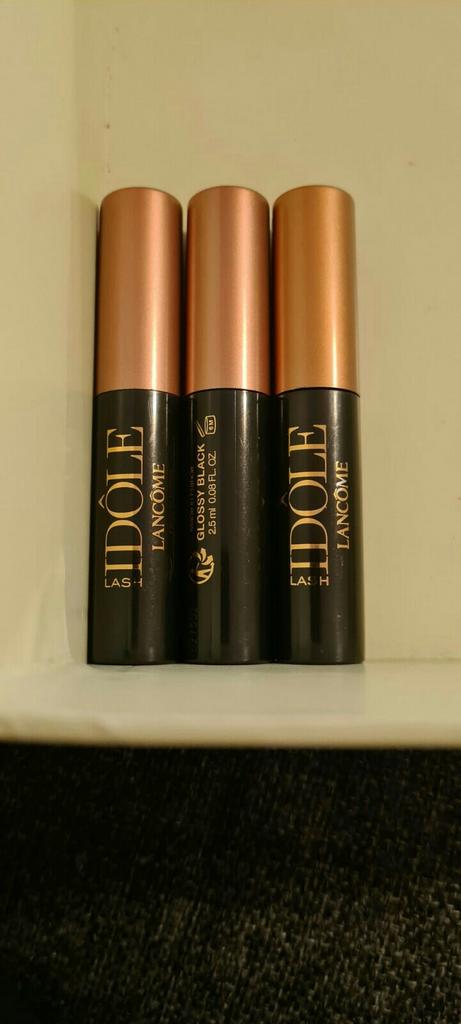 Lancome Idole mascara zwart PER STUK 5 EURO, Ophalen of Verzenden, Nieuw, Zwart, Ogen