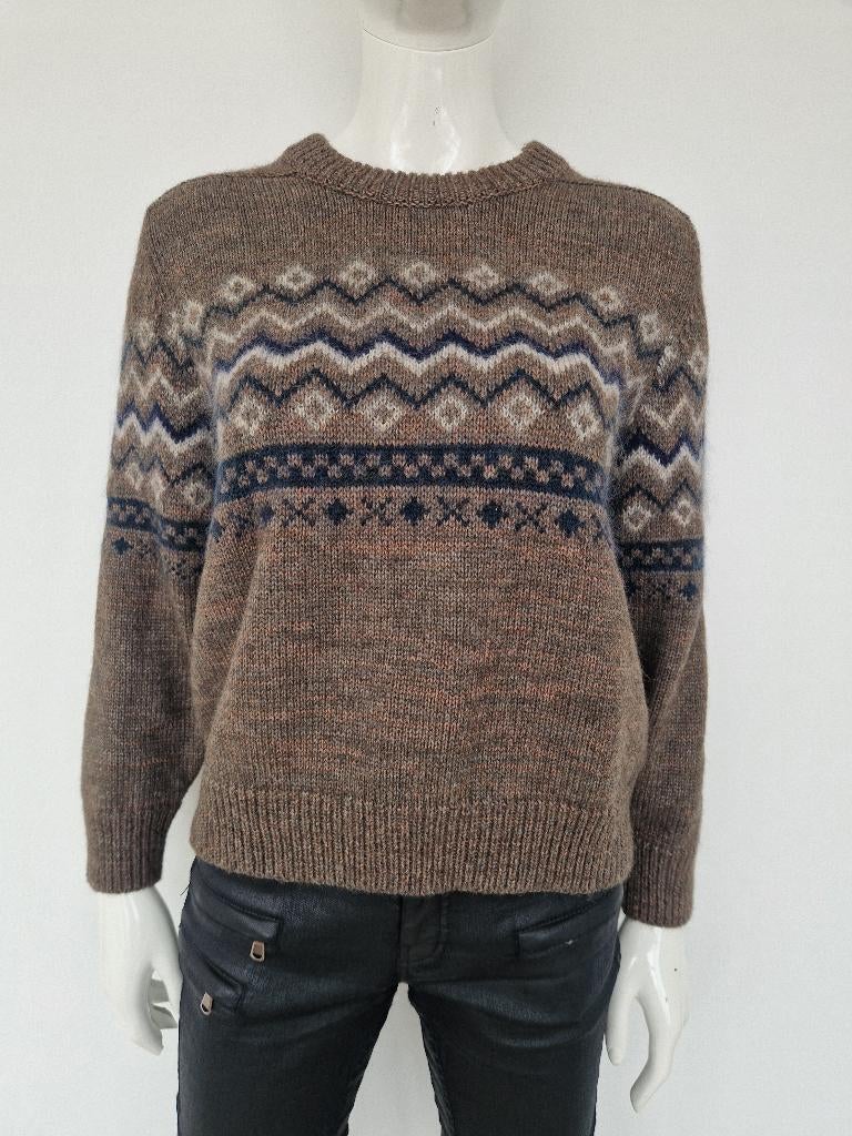 Soeur Wilhem trui. Maat 38, Grijs/wol., Maat 38/40 (M), Soeur, Nijmegen, Verhip-vintage.nl