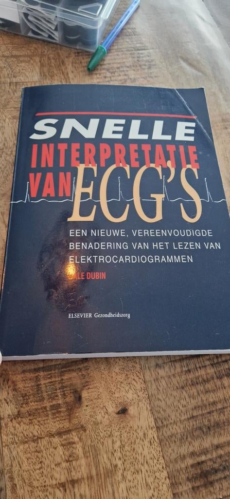Snelle interpretatie van ecg cardiologie leerboek, Boeken, Ophalen of Verzenden