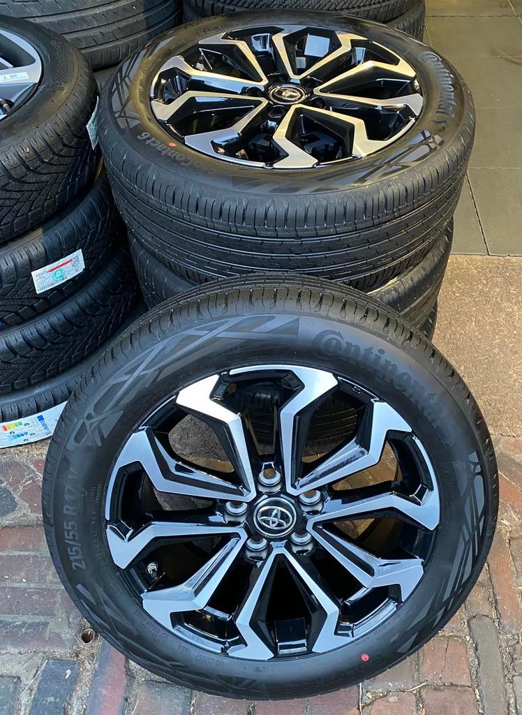 NIEUWE (demo) 17” Toyota Yaris Cross velgen + zomerbanden, 215 mm, Banden en Velgen, Nieuw, 17 inch