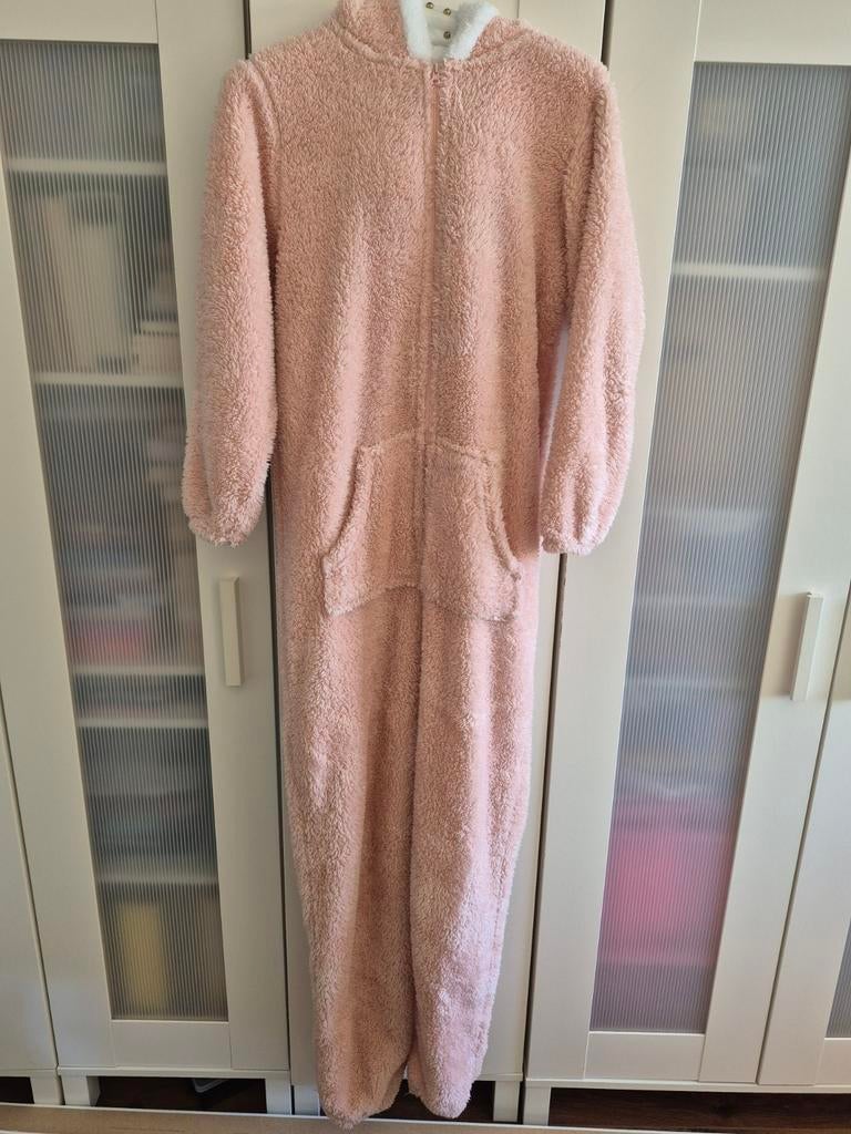 Onesie maat S ,baby roze met glitter, Kleding | Dames, Huispakken, Ophalen of Verzenden, Zo goed als nieuw, Maat 36 (S), Roze