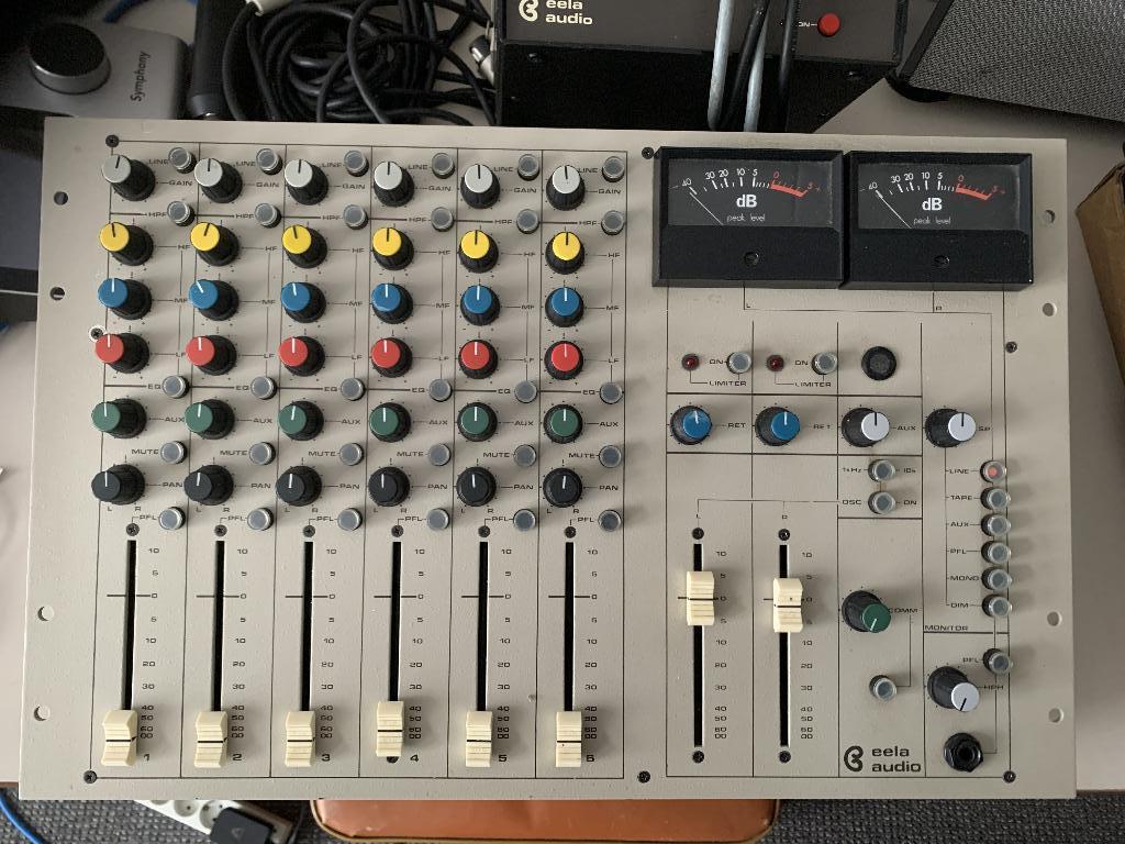 Eela S191 mengpaneel, Ophalen, Gebruikt, 10 tot 20 kanalen, Microfooningang