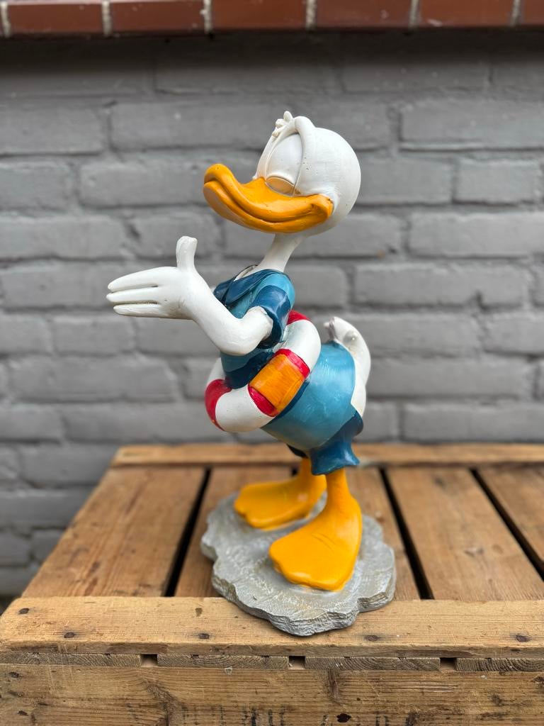 Donald Duck Beeldje met Zwemband, Verzamelen, Ophalen, Gebruikt, Beeldje of Figuurtje, .