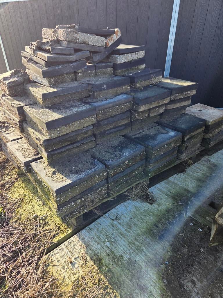 Aangeboden: paddock tegels/ speeltuin tegels, Tuin en Terras, Ophalen, Minder dan 180 cm, Palen