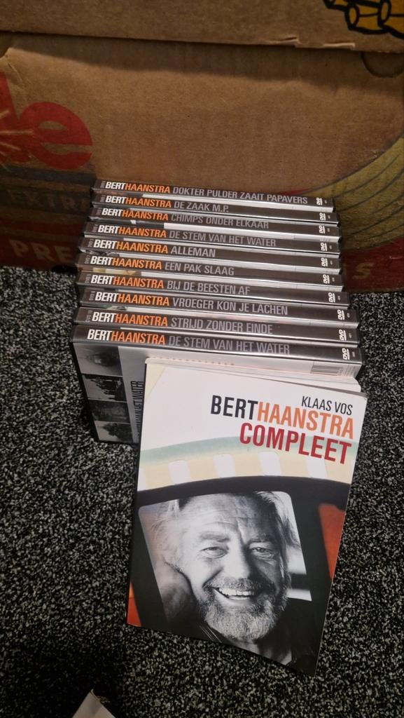 Bert Haanstra DVD Collectie + Boek, Alle leeftijden, Ophalen of Verzenden, Zo goed als nieuw, Non-fictie