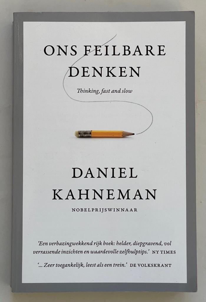 Ons onfeilbare denken, Daniel Kahneman, Gelezen, Ophalen of Verzenden, Overige onderwerpen, Daniel Kahneman