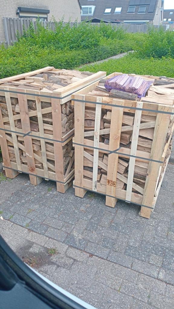 eik beuk essen berk ovengedroogd gratis bezorgd, Tuin en Terras, Haardhout, 6 m³ of meer, Verzenden, Beukenhout, Blokken