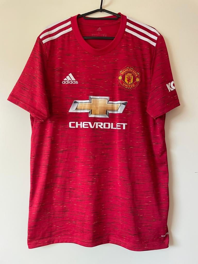 Manchester United Adidas Voetbalshirt Maat L 20/21 Home, Kleding | Heren, Maat 52/54 (L), Ophalen of Verzenden, Zo goed als nieuw