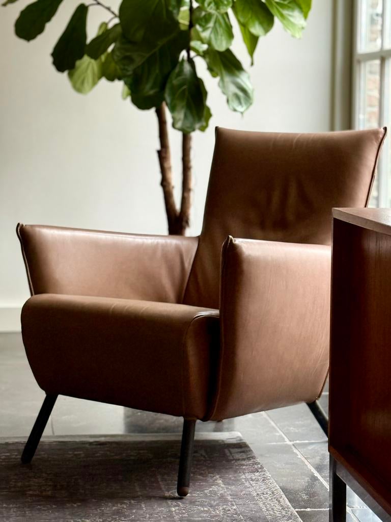 Label vandenberg Cheo met hocker, Ophalen, Gebruikt, 50 tot 75 cm, Leer