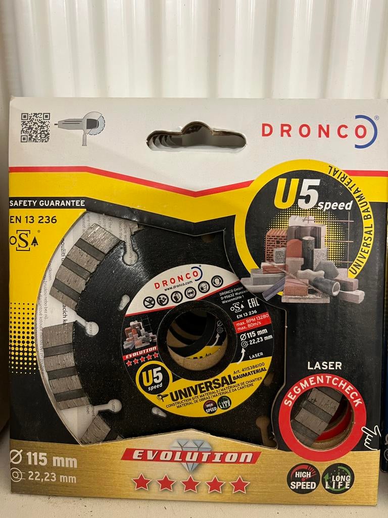 Diamant zaagbladen. Laagste prijs garantie!, Ophalen of Verzenden, Zo goed als nieuw, 1000 watt of meer, Haakse handslijpmachine