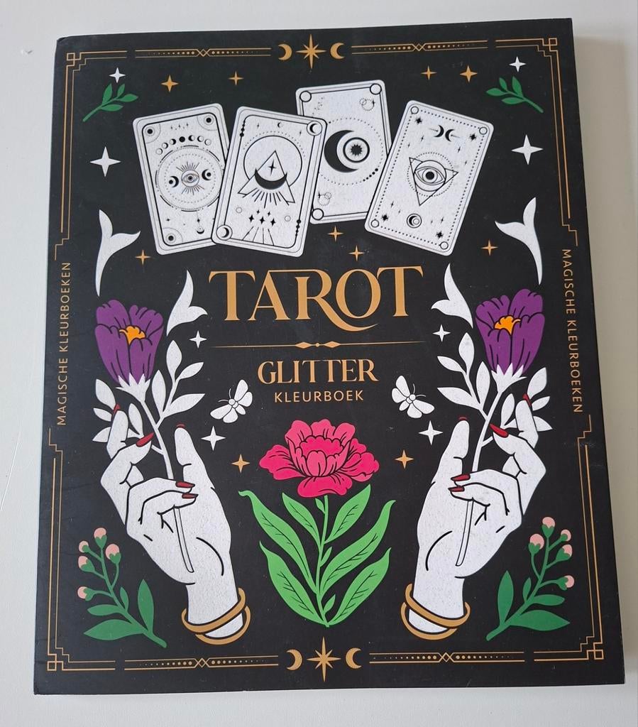 Magisch glitterkleurboek - Tarot., Ophalen of Verzenden, Boek of Gids