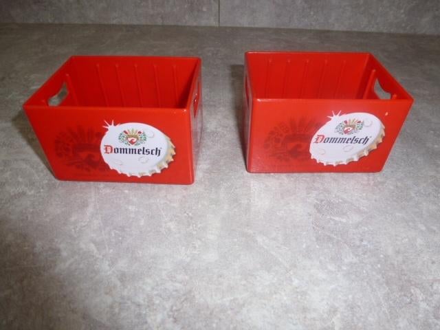 NIEUW 2 stuks DOMELSCH mini bier kratje voor memoblaadjes, Ophalen of Verzenden, Nieuw, Overige merken