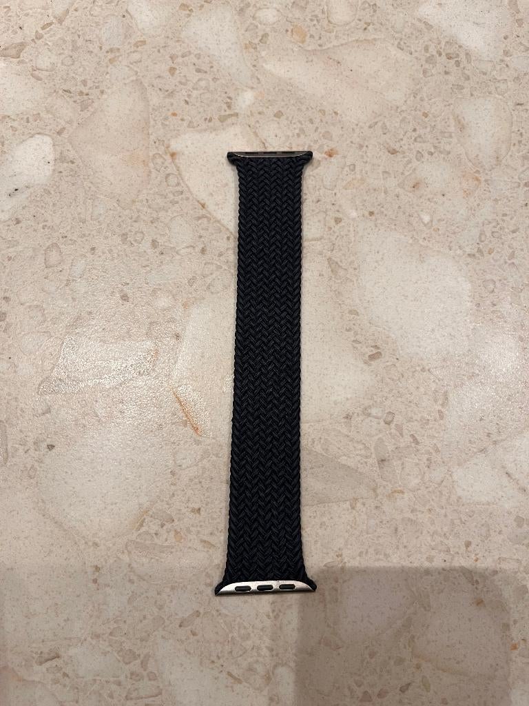 Apple Watch | Midnight Braided Solo Loop | 46mm | maat 8, Bandje, Apple Watch ⌚️, Ophalen of Verzenden, Zo goed als nieuw
