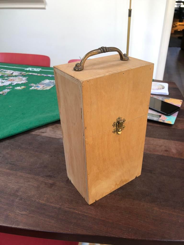 Houten kistje, Ophalen of Verzenden, Zo goed als nieuw, Minder dan 50 cm