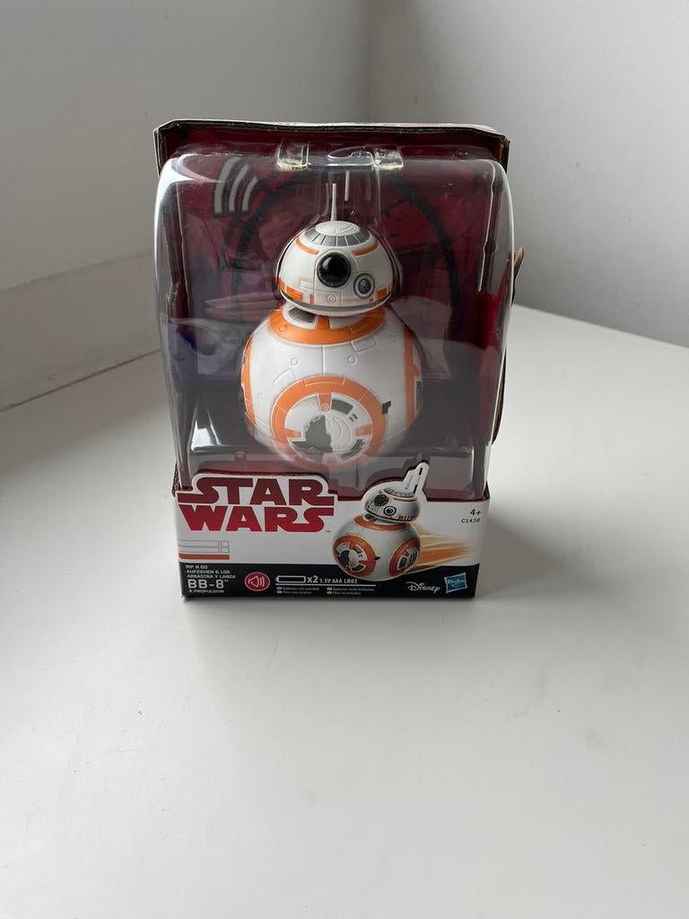 Star wars BB-8 Hasbro nieuw in doos Rip-n-Go, Ophalen of Verzenden, Zo goed als nieuw, Actiefiguurtje